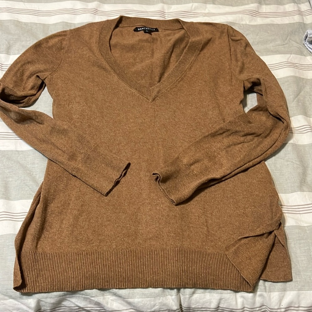 Camel sweater